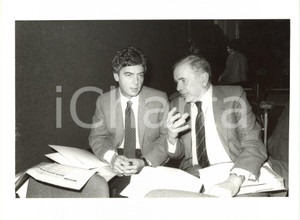 1986 MILANO Convegno POLITEIA - Enzo TORTORA discute con Claudio MARTELLI (2)