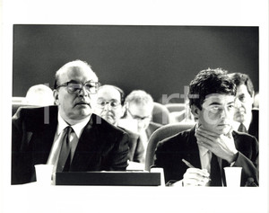 Fotografia d epoca originale 1987 RIMINI 44° Congresso PSI  Bettino CRAXI con Claudio MARTELLI 5 Foto 1