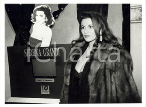 Fotografia d epoca originale 1990 Serena GRANDI festeggia dieci anni di carriera 1 Foto 1