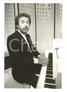 1980 ca ITALIA MUSICA - Augusto MARTELLI suona il pianoforte - Ritratto *Foto 