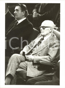 1985 ca ROMA - PSI Ritratto di Sandro PERTINI con pipa in mano (4) *Foto 18x24 