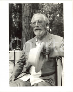 1985 ca PIETRASANTA (LU) Mario SOLDATI al Caffè de La Versiliana - Ritratto (4)