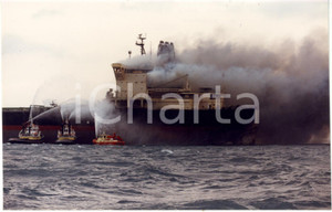 1991 LIVORNO Disastro MOBY PRINCE Spegnimento incendio petroliera AGIP ABRUZZO 4