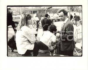 1988 CINEMA "Ladri di saponette" Maurizio NICHETTI e moglie Maria Pia ANGELINI 2
