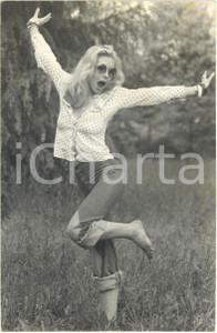 1975 ca ITALIA - COSTUME Patrizia BUFFA in posa da PIN-UP Ritratto *Foto 20x30 