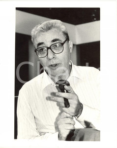 1985 ca ITALIA COSTUME Giornalista Pietro GIORGIANNI - Ritratto con sigaro *Foto