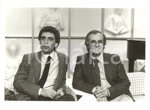 1985 ca RAI - Renzo CORTINA e Federico MONTI ARDUINI durante una trasmissione