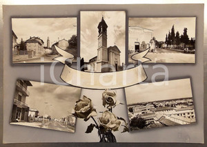 1960 ca DAIRAGO Chiesa S. Genesio - Bozzetto preparatorio per cartolina 46x32 cm