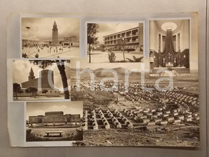 1960 ca CARBONIA Case operaie *Bozzetto preparatorio per cartolina 50x35 cm