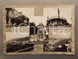 1960 ca NICOTERA Cattedrale SANTA MARIA ASSUNTA *Bozzetto per cartolina 37x26 cm