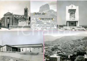 1960 ca ORGOSOLO (NU) Caseggiato CRES *Bozzetto per cartolina 30x21 cm