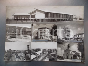 1960 ca PARABIAGO (MI) Piazza Vittoria *Bozzetto per cartolina 45x30 cm