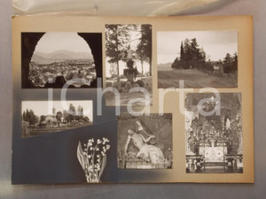 1960 ca MONGUZZO (CO) Santuario Madonna di Lourdes *Bozzetto per cartolina 45x30