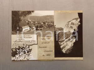 1960 ca ENEGO (VI) Alpino durante una scalata *Bozzetto per cartolina 35x25 cm
