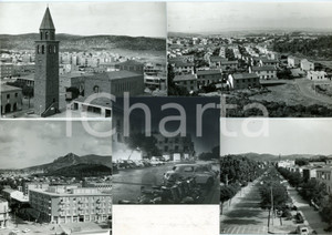 1960 ca CARBONIA (CI) Chiesa di SAN PONZIANO - Bozzetto per cartolina 30x21 cm