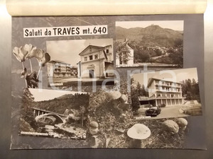 1960 ca TRAVES (TO) Albergo bar CIT *Bozzetto preparatorio per cartolina 40x30