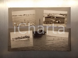 1960 ca PORTO TOLLE (RO) Spiaggia di SCARDOVARI *Bozzetto per cartolina 38x26 cm