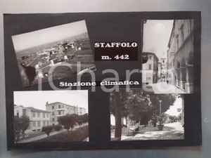 1960 ca STAFFOLO (AN) Veduta panoramica *Bozzetto per cartolina 40x27 cm
