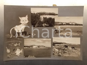 1960 ca OROSEI - CALA LIBEROTTO (NU) Panorama *Bozzetto per cartolina 40x29 cm