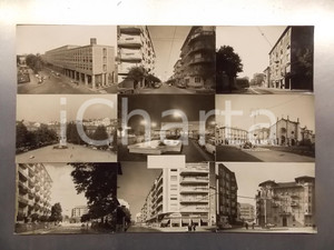 1960 ca ASTI Vedute con piazza Vittorio Alfieri *Bozzetto per cartolina 45x30 cm