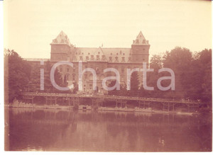 1911 EXPO TORINO Castello del Valentino visto dal Po - Fotografia 11x8 cm