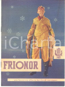 1940 ca FRIONOR - Filetti di pesce norvegesi - Pieghevole ILLUSTRATO