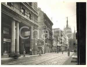 1958 MILANO Corso Vittorio Emanuele II - Veduta con Teatro Excelsior e  Duomo