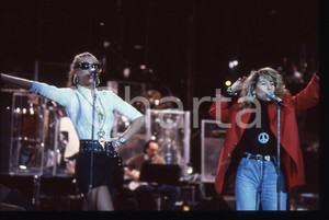 Fotografia d epoca originale 35mm vintage slide 1991 FESTIVAL DI SANREMO Sabrina SALERNO e Jo SQUILLO 57 1