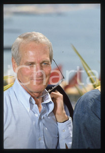 Fotografia d epoca originale 35mm vintage slide 1987 CANNES FESTIVAL DEL CINEMA Paul NEWMAN  ritratto 3 1