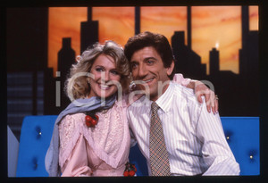 35mm vintage slide* 1986 RAI 1 Loretta GOGGI Gigi PROIETTI - IO A MODO MIO (3)