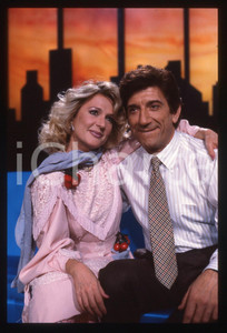 35mm vintage slide* 1986 RAI 1 Loretta GOGGI Gigi PROIETTI - IO A MODO MIO (6)