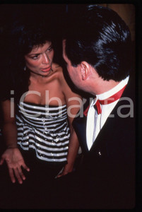 Fotografia d epoca originale 35mm vintage slide 1975ca COSTUME Bianca JAGGER  Ritratto 4 1