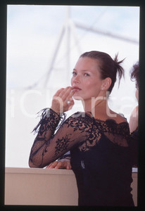 Fotografia d epoca originale 35mm vintage slide 1999 CANNES Kate MOSS  original portrait. 1