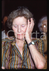 35mm vintage slide* 1983 FORLÌ Edda MUSSOLINI Ritratto della contessa (3)