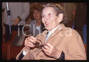 35mm vintage slide* 1991 ROMA Edda MUSSOLINI ritratto della contessa (1)