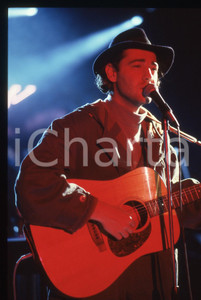 35mm vintage slide* 1990ca MUSiCA Luca CARBONI durante un concerto (3)