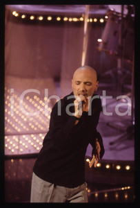 35mm vintage slide* 1997 SANREMO Alex BARONI sul palco dell'ARISTON (4)