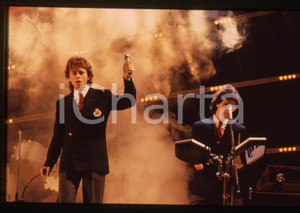 35mm vintage slide* 1984 FESTIVAL SANREMO Bruno BERGONZI Mike LOGAN dei DHUO 3