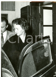 1954 SELLA DI VALSUGANA Funerali Alcide DE GASPERI - La moglie Francesca ROMANI 