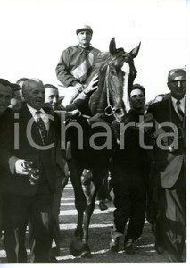 1959 ROMA - IPPICA Derby italiano - Saverio PACIFICI su RIO MARIN *Foto 13x18 cm