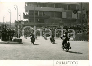 1955 GENOVA MOTOCICLISMO - COPPA SHELL Partenza della classe 500 Foto 18x13 cm