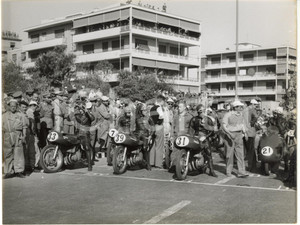 1955 LIDO DI GENOVA - COPPA SHELL - Piloti sulla griglia di partenza (2) *Foto