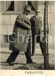 1950 ca ITALIA DEMOCRAZIA CRISTIANA - Alcide DE GASPERI - Ritratto *Foto 13x18