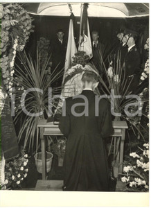 1954 VERONA PORTA NUOVA Morte Alcide DE GASPERI Associazioni omaggiano defunto