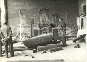 1954 ROMA Morte di Alcide DE GASPERI - Lavori di preparazione della tomba *Foto