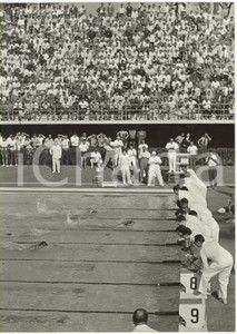 1959 ROMA Stadio Olimpico del Nuoto - Triangolare ITALIA Gran Bretagna SVEZIA