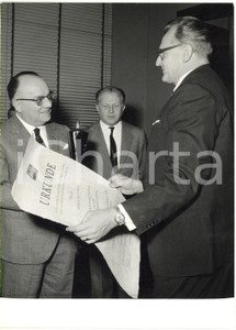 1967 TORINO Gunther HONOLKA premia Gaudenzio BONO e Giovanni NASI per FIAT 124