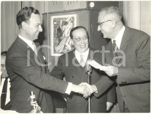 1961 MILANO Premio giornalistico BAGUTTA - Jon RUNACRES Giovanni TITTA ROSA 