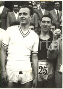 1957 ROMA - 31° GIRO PODISTICO Vincitore Abdon PAMICH e Antonio DE GAETANO *Foto