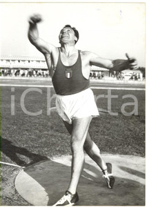 1956 FORMIA Centro di Preparazione Olimpica - Adolfo CONSOLINI in allenamento